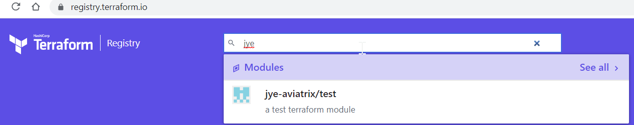 Publish module to Terraform Registry - cloudlearning365cloudlearning365